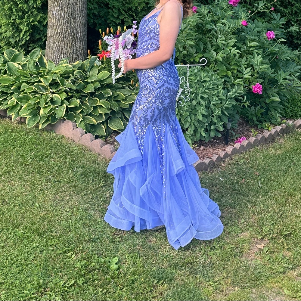 Prom dress lavender in color from Windsor. tule and sequins!